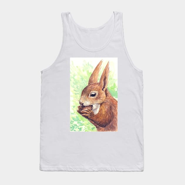 Squirrel Tank Top by katerinamk